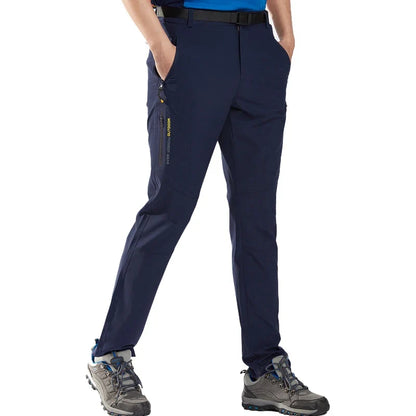 Hiking Pants Men Quick Dry Trekking Camping Climbing Running Outdoor Rain Pants Stretch Breathable Elasticity Trousers Men