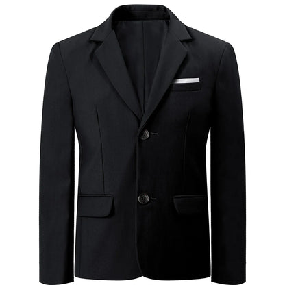 Kids Blazer Boys Easter Outfit Wedding Suit Formal Solid Jacket Teenager Gentleman Birthday Party Gift Performance Clothing Set