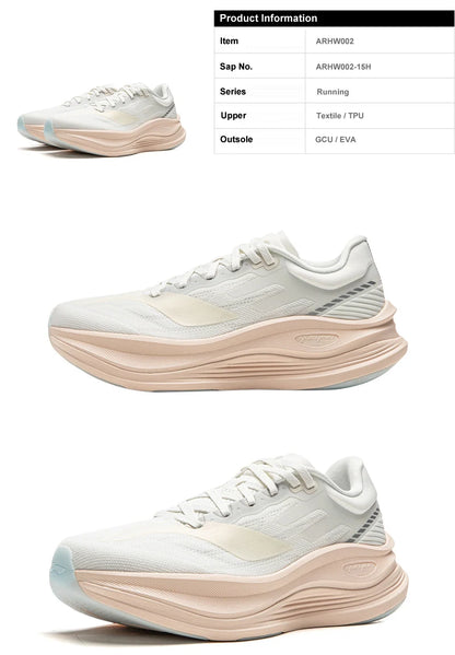 Women's YUEYING 5 PRO Optimized Cushion Running Shoes with Wide Toe Box SUPER BOOM LiNing Reflective Sneakers ARHW002