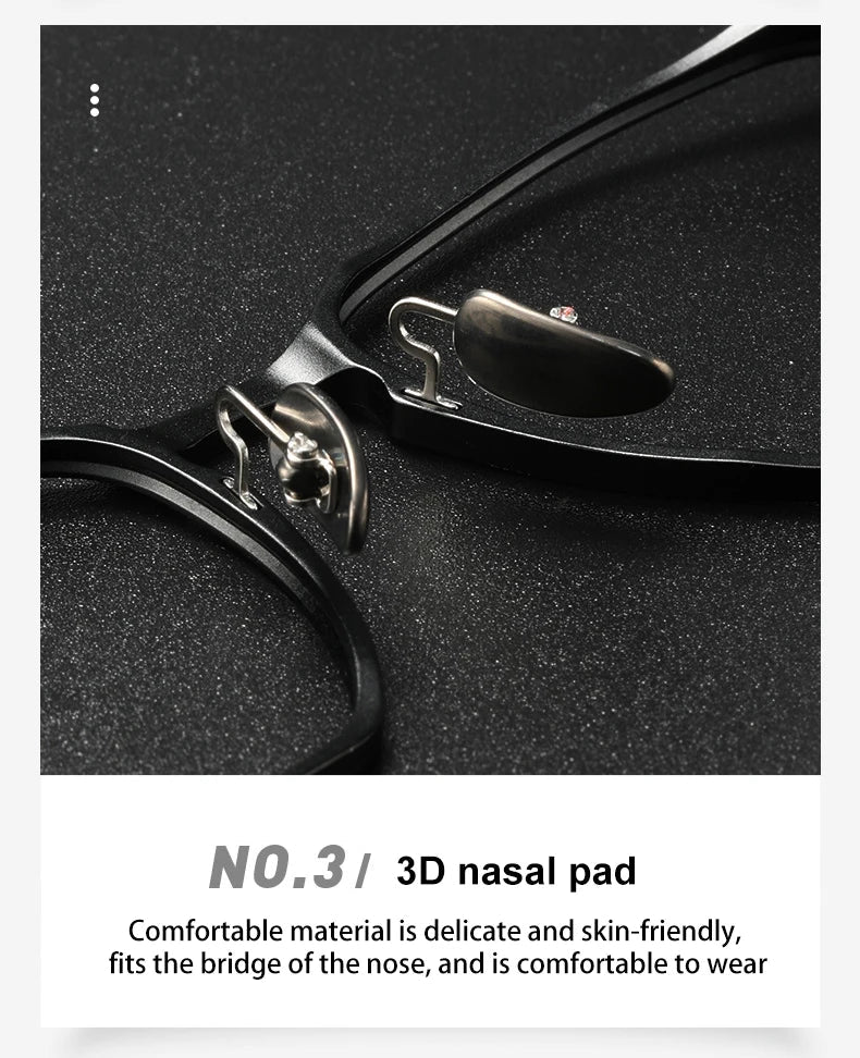 Ultra-light Aluminum Titanium Business Fashion Eyeglasses  Anti-Blue Light Reading Glasses Men Myopia Prescription 20241