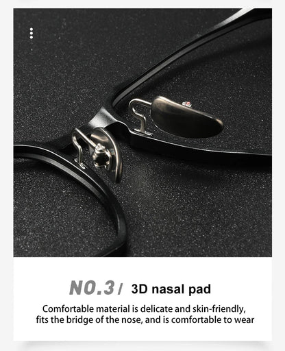 Ultra-light Aluminum Titanium Business Fashion Eyeglasses  Anti-Blue Light Reading Glasses Men Myopia Prescription 20241