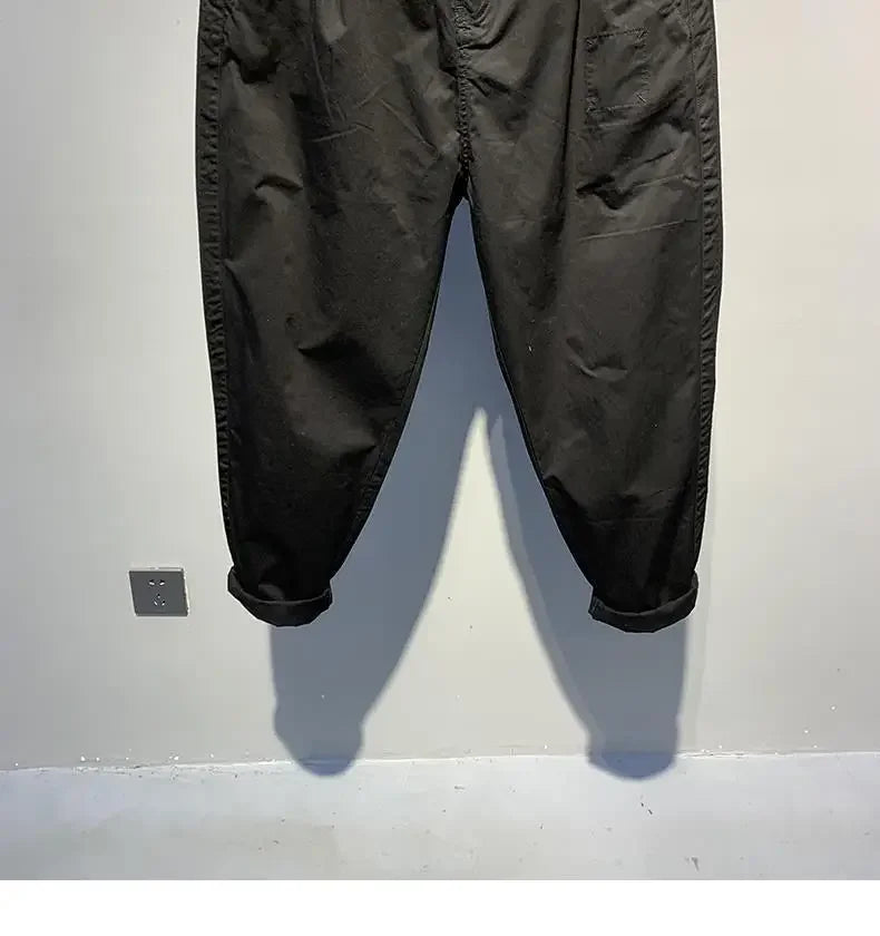 Quick-drying Thin Versatile Solid Color Loose Fashion Harren Long Summer Men's Comfortable Small Feet Casual Pants