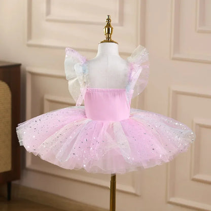 Summer Girl Dress Tutu Stage Ballet Leotards Party Girls Dresses Ballerine Dance Costumes Kids Clothes Princess Outfit Vestidos