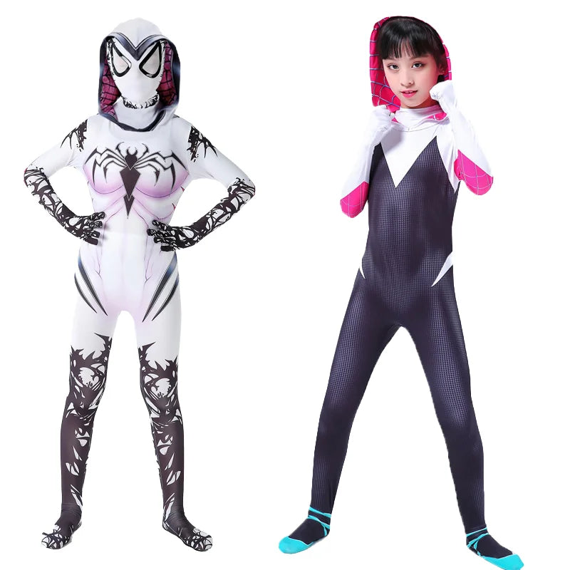 Unisex Halloween Superhero Animal Cosplay Costumes Breathable Safe Material Kids Party Dress-Up Outfits for Boys Girls Toddlers