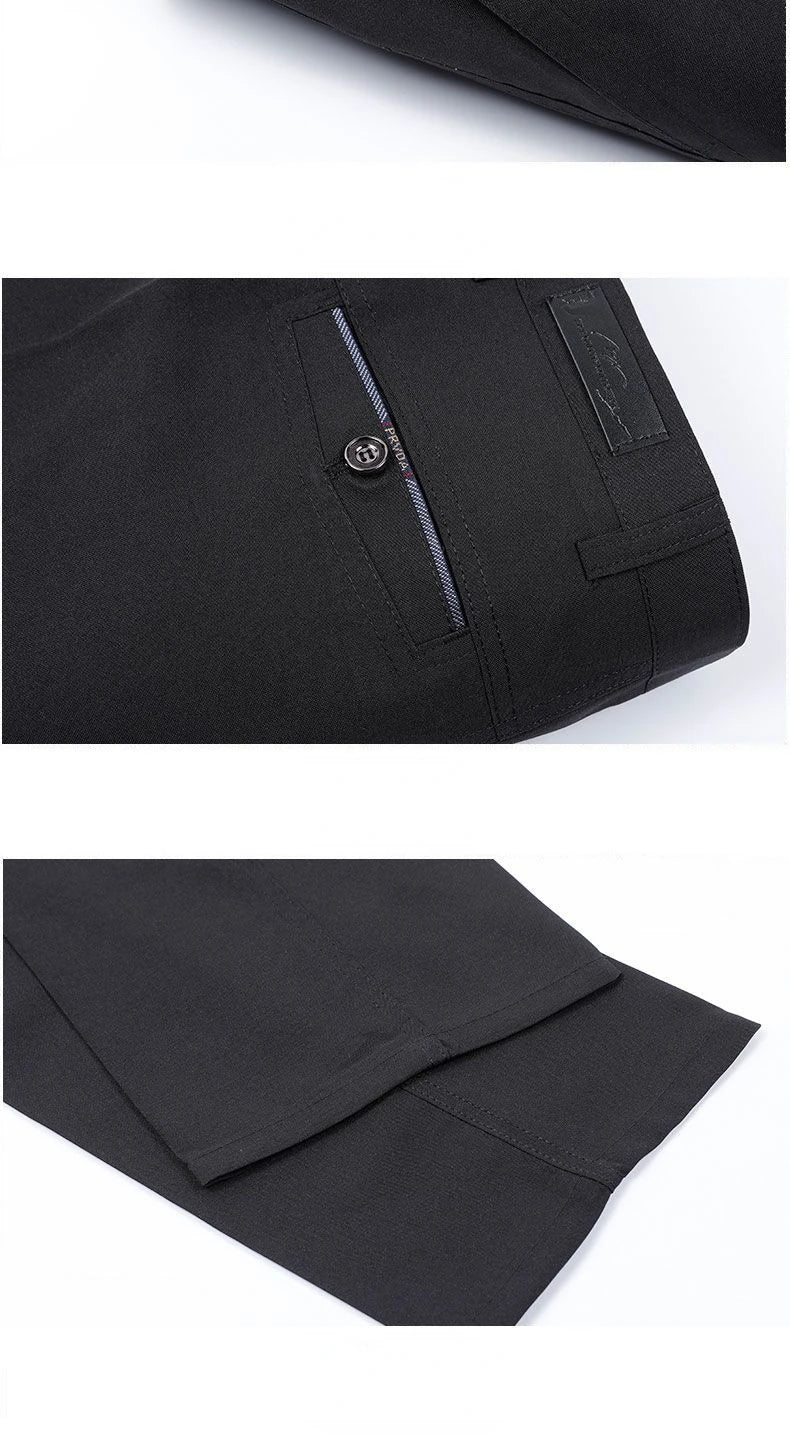 High Quality Men's Suit Pants Classic Summer Spring Pants High Waist Autumn Trousers Business Casual Pant Dropshipping Gozbkf