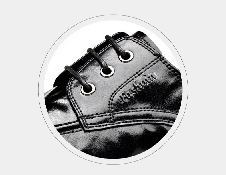 Summer Hallow Cow Leather Shoes for Men Fashion Casual Black New Designer Dress Shoes Male Lace Breathable Platform Shoes Man