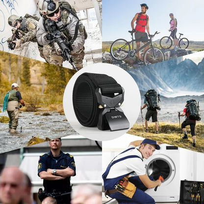 Men's Brand Military Tactical Belt Specially Designed For The Military's Metal Buckle Adjustable Belt Free Shipping