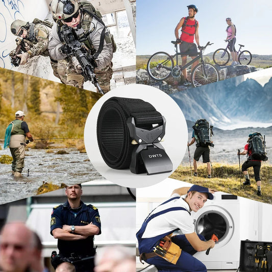 Men's Brand Military Tactical Belt Specially Designed For The Military's Metal Buckle Adjustable Belt Free Shipping