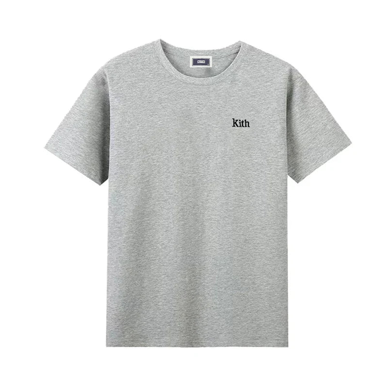 Summer Exported to Japan Korean Cotton Men Women T-shirt Embroidery letter Logo Couple Casual Loose O-Neck Short Sleeve Tees