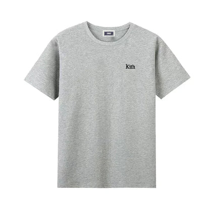 Summer Exported to Japan Korean Cotton Men Women T-shirt Embroidery letter Logo Couple Casual Loose O-Neck Short Sleeve Tees