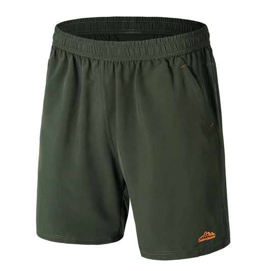 Quick Dry Athletic Running Shorts with Zipper Pockets Men's Summer Shorts for Gym Training Workout Hiking Casual Shorts