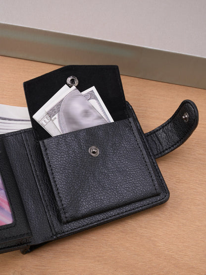 Men Wallets Leather Zipper Purse Man Business Casual Slim Card Horders Quality Male Short Multi-card Wallet Coin Pocket Purse