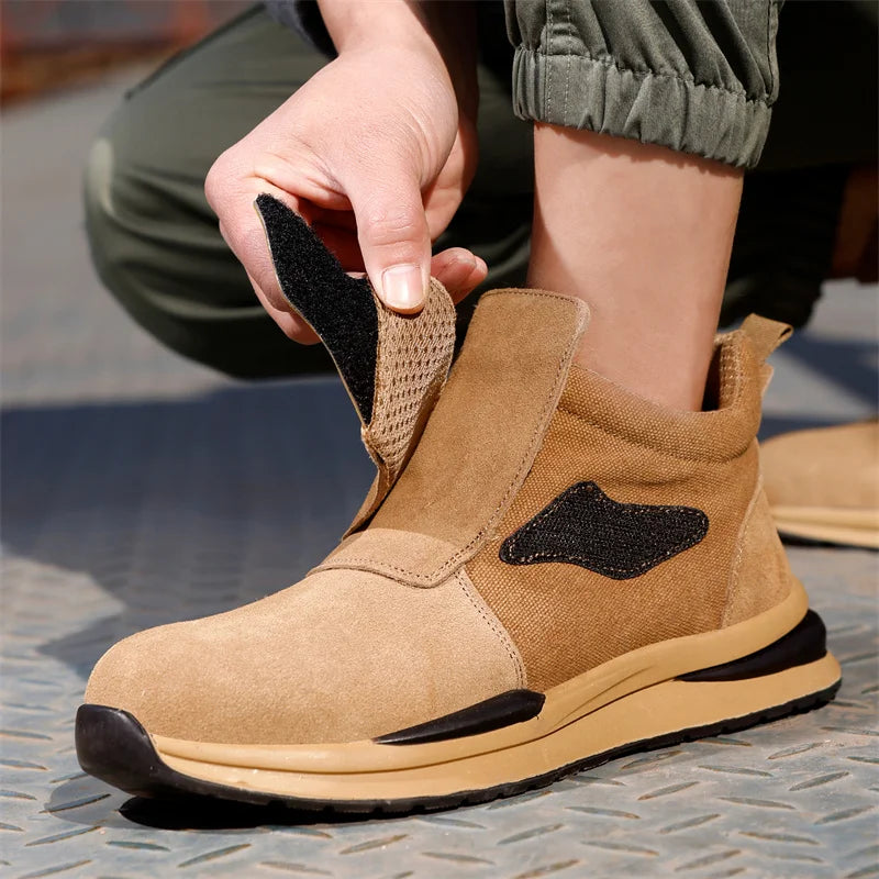 Fashion 2024 Latest 10KV Heat Resistant Welding Shoes Steel Toe Cap Men Work Safety Shoes Nail Proof Anti Smashing Sneakers