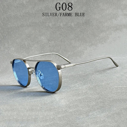 New In Oval Sunglasses For Men Steampunk Sunglasses Women Trendy Vintage Round Fashion Glasses Gafas De Sol Hombre Zonnebril