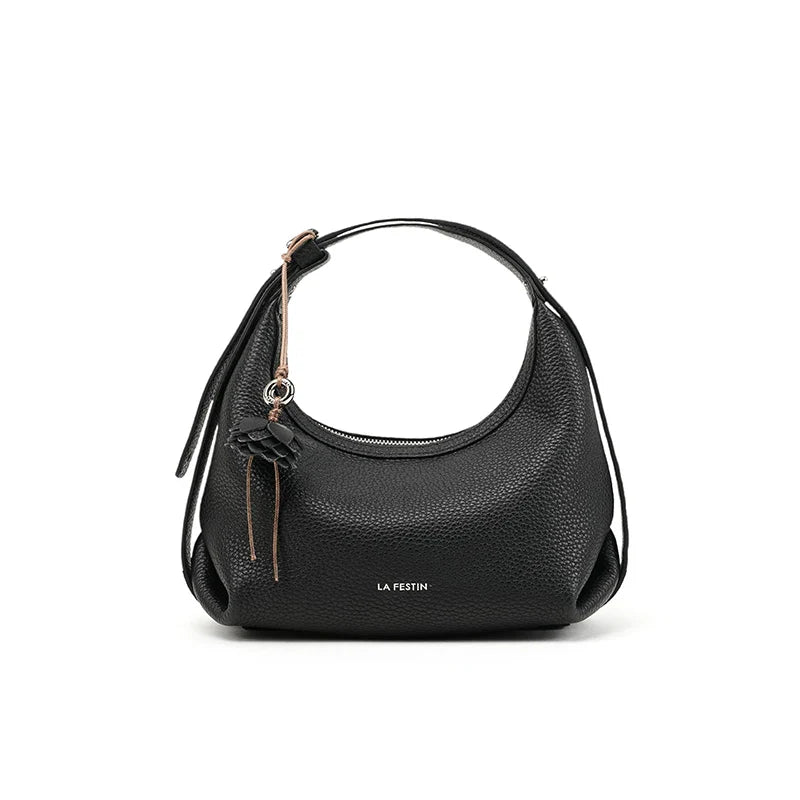 Original Handbag Women New Shoulder Bags Fashion Half Moon Bag Crossbody Bag Luxury Brand Bags Ladies Leather Bag