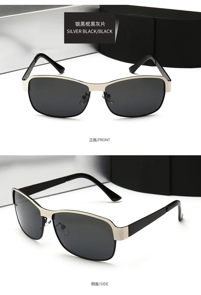 Retro Oval UV400 Polarized Sunglasses for Men Women Motorcycle Glasses Anti-Glare Outdoor Adventure Shades 554