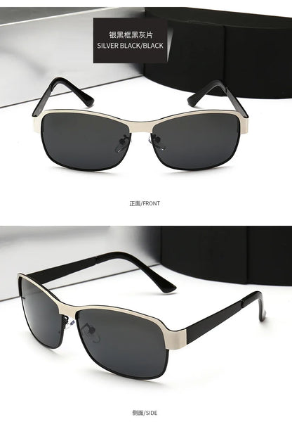 Retro Oval UV400 Polarized Sunglasses for Men Women Motorcycle Glasses Anti-Glare Outdoor Adventure Shades 554