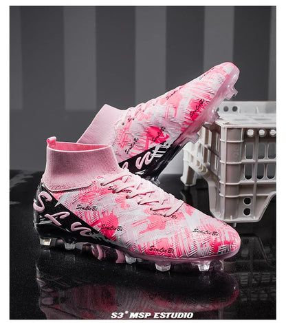 Professional Football Boots Men Soccer Shoes Society Football Cleats FG Ultralight Training Soccer Sneakers Outdoor Sports Shoe