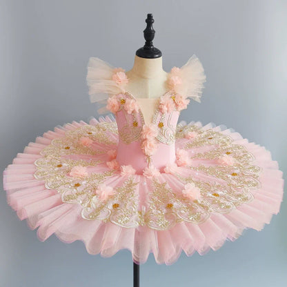 Summer Kids Ballet Dress Girls Children Clothes Princess Dress Women Ballet Tutu Dance Costumes Mother Daughter Outfit Vestido