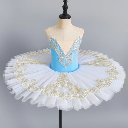 Princess Performance Fairy Tutu Kids Clothes Ballet Leotards for Girls Dress Stage Costumes Dance Wear Summer Children Clothing