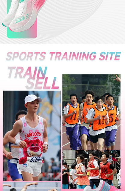 Marathon Racing Carbon Plate Men's Running Shoes Ultra Light Shock Absorption Training Women's Sports Shoes