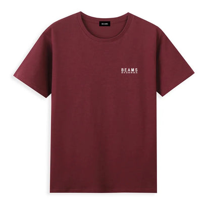 Japan Exports 25ss High-Quality Cotton T-Shirt Embroidered Logo Tees Couple Loose Short Sleeve Summer Casual O-Neck Tops
