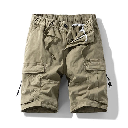 Men Multi Pocket Loose Cargo Pants Men Thin Breathable Casual Outdoor Male Shorts Men Summer Shorts New Trendy Sports Shorts