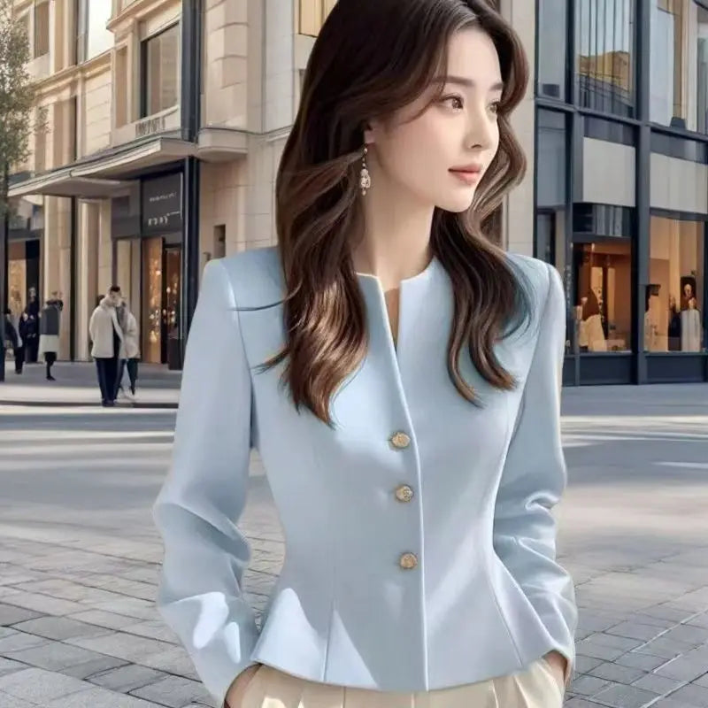 Short Suit Coat Lined Small Fragrant Style Jacket New Beautiful 2026 Temperament Gentle Versatile Spring Autumn Women's Clothing