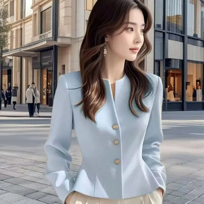 Short Suit Coat Lined Small Fragrant Style Jacket New Beautiful 2026 Temperament Gentle Versatile Spring Autumn Women's Clothing