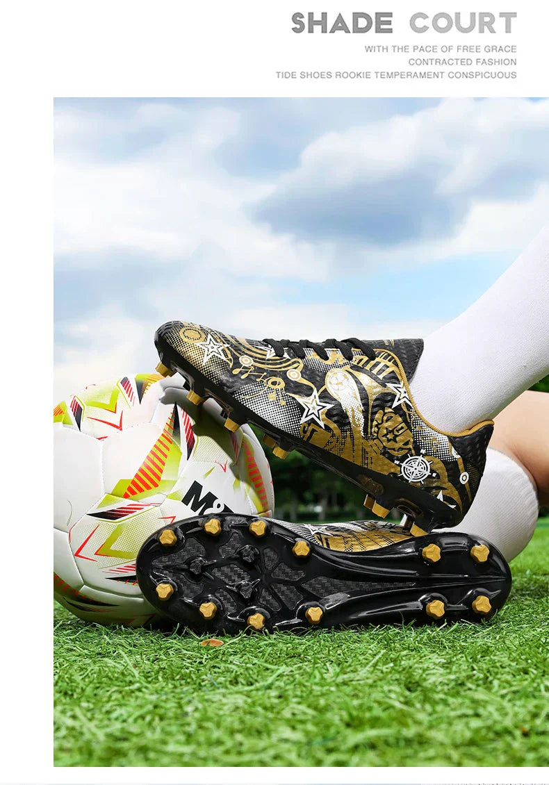 New Kids Soccer Shoes Men Original Football Shoes Indoor Professional Football Field Boots Society Cleats TF/AG Sneaker Non Slip