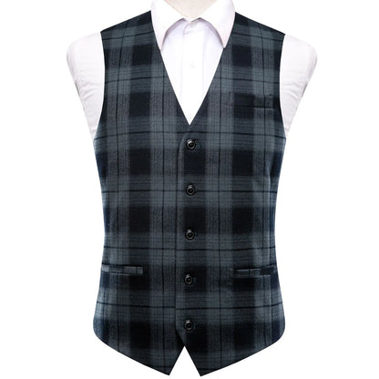 Designer Viscose Mens Suit Vest Jacquard Striped Waistcoat Sleeveless Jacket High Quality Casual Stylish Wedding Business