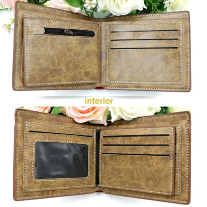 Anime Duel Monsters Short Men's Wallets Yugi Muto Women Card Holders Purse