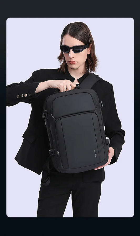 New Design Large Capacity Oxford Men 15.6 inch Laptop Backpack Softback Business Waterproof Backpacks with USB Charing