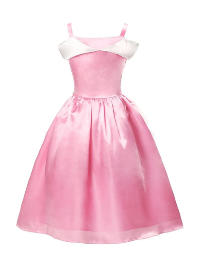 Children Aurora Princess Costume Cosplay Dress Girls Halloween Carnival Birthday Outfit Party Princess Disguise Ball Gown Clothe