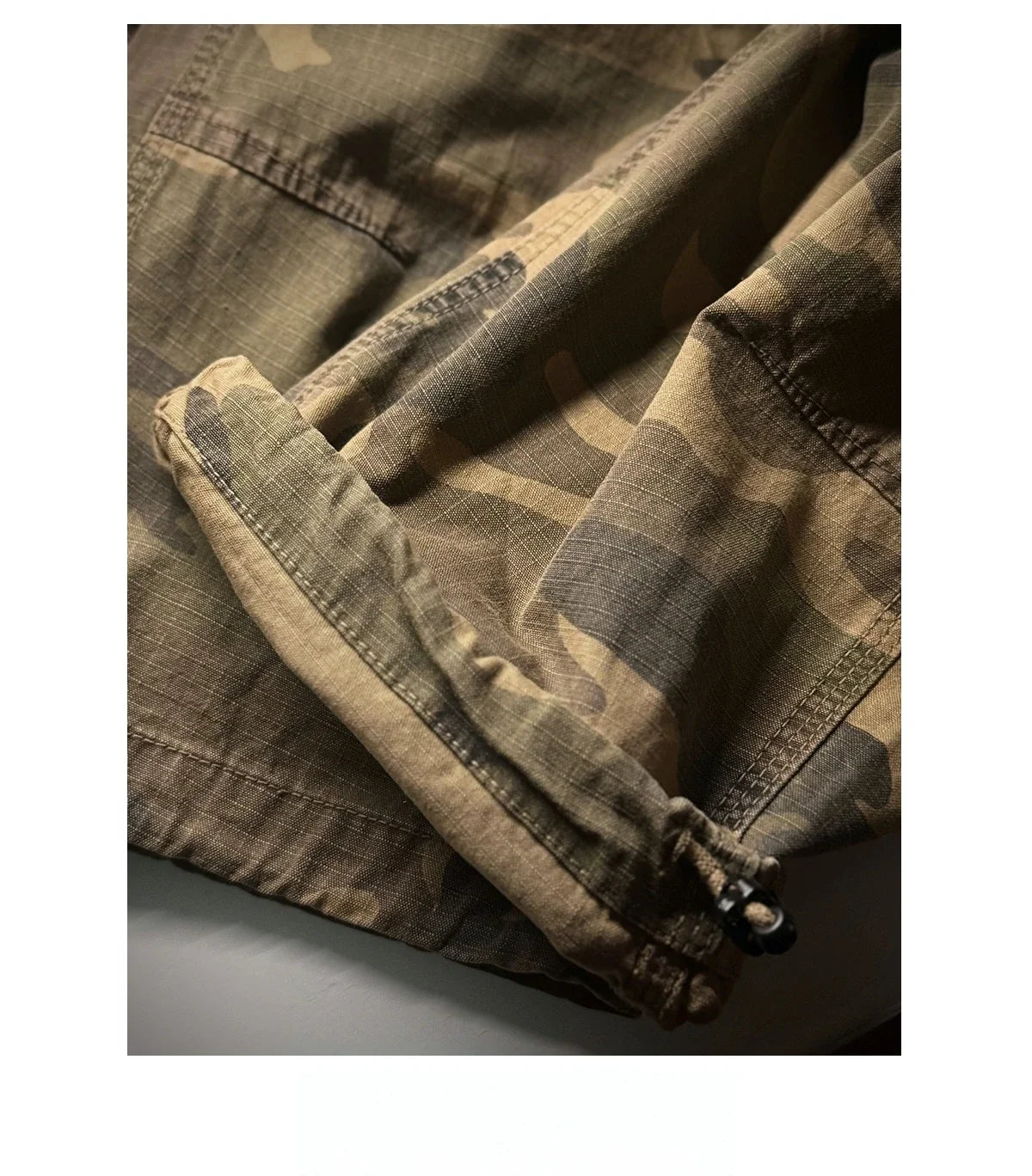 Mens American Camo Tactical Cargo Pants Outdoor Hiking High Quality Relaxed Fit Straight Leg 100% Cotton Casual Trendy Trousers