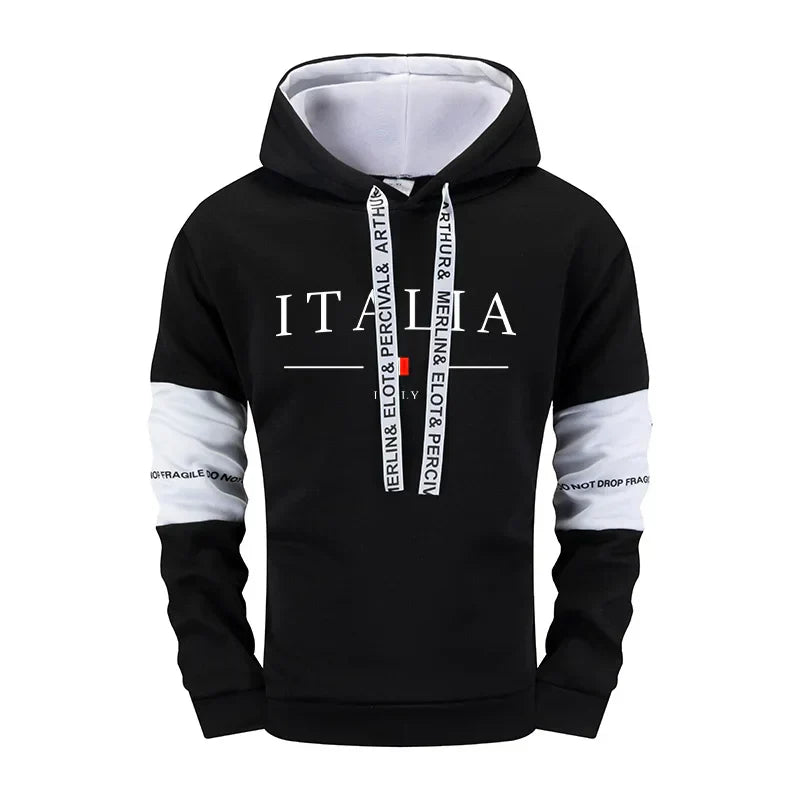 Mens Tracksuit Outdoor Quality Autumn Winter Simple Casual Sports Hooded Single Sweatshirts And Sweatpant Comfort Sports Fitness