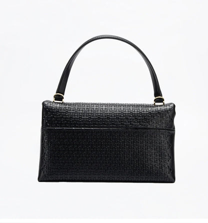 Unique Fashion Printed Women's Handbag Metal Accessories Solid Color Elegant Simplicity Women's Shoulder Bag