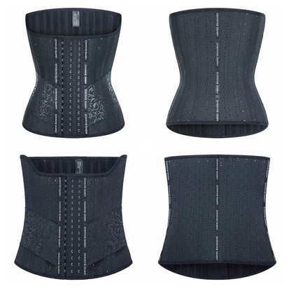 25 Steel Bones Latex Waist Trainer Body Shaper Long Torso Corset Shapewear Women Fajas Girdles Cincher Slimming Belly