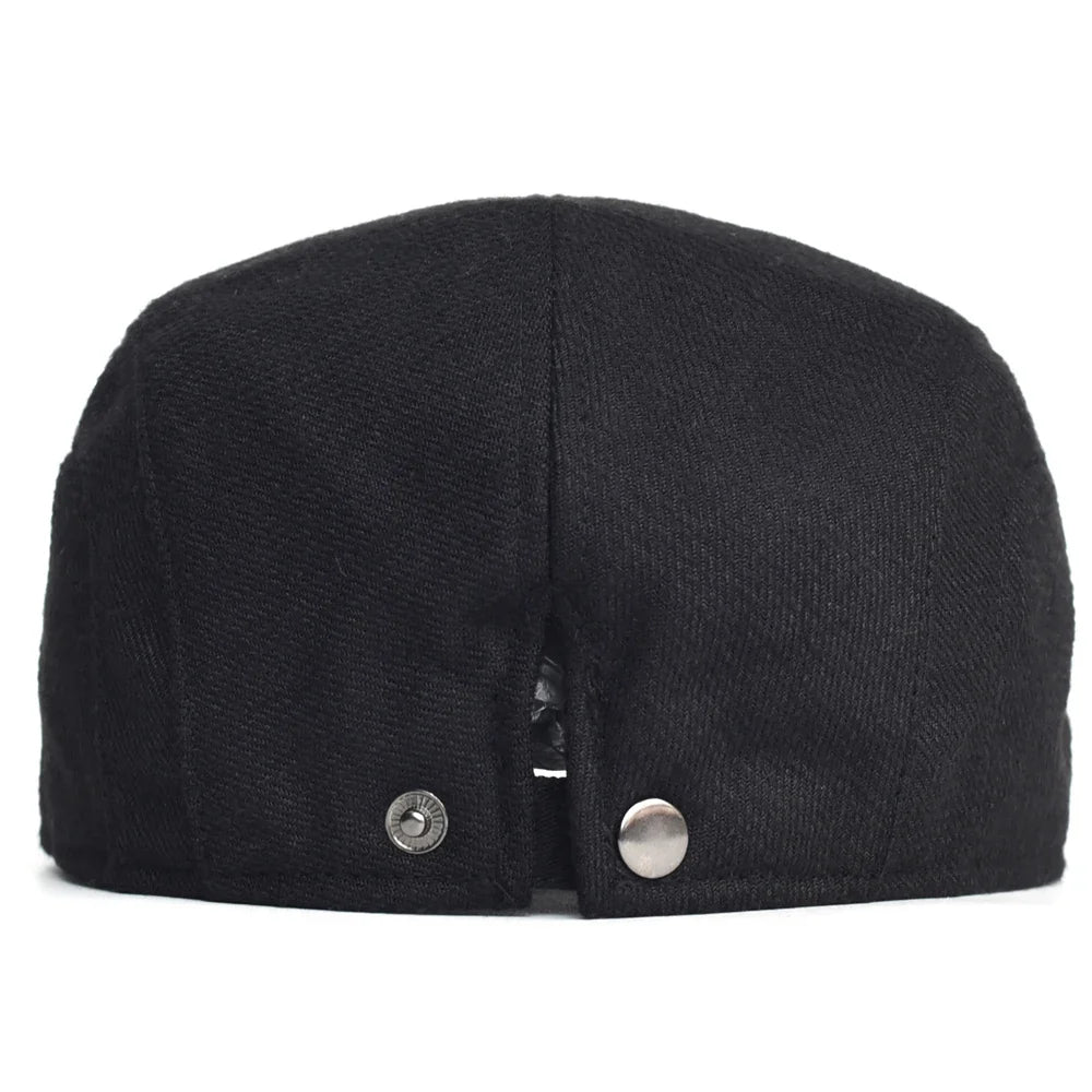 Autumn Winter Thick Warm Newsboy Caps Men Women Soft Beret Hat Casual Fashion Detective Hats Retro Driver Flat Caps