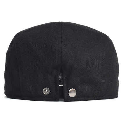 Autumn Winter Thick Warm Newsboy Caps Men Women Soft Beret Hat Casual Fashion Detective Hats Retro Driver Flat Caps