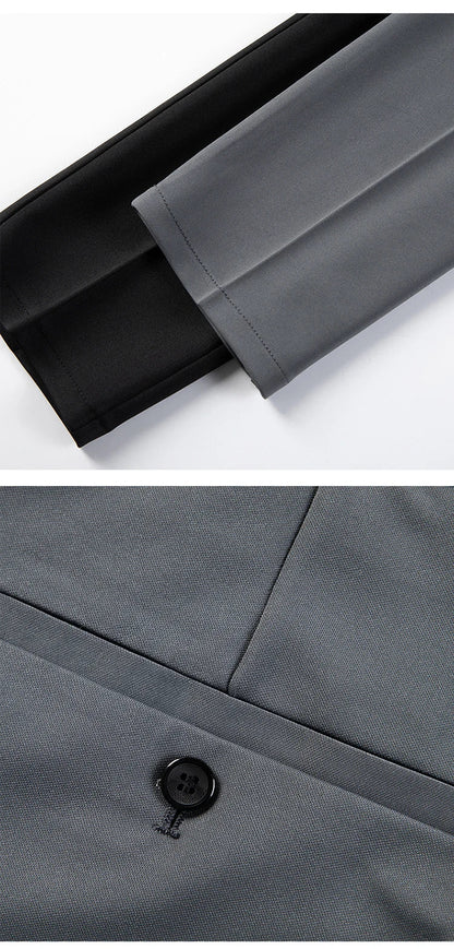 Men Suit Pants Formal Trousers Stretch Slim Pantalone Hombre Calça Masculina Solid Color Casual Dress Pants Fashion Men Clothing