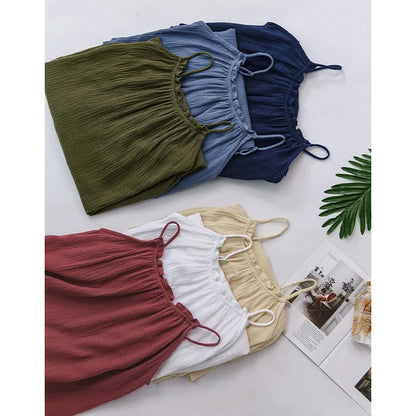 Muslin 100% Cotton Summer Dress Woman 2026 Trendy Sexy Sleeveless Ruched Long Maxi Party Dresses Chic Sundress