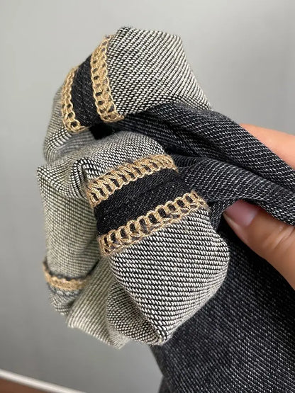 High Quality Fashion Luxury Washed Men's Slim Jeans Elasticity Black and Gray Classic Designer Cargo Denim Boyfriend Jeans Men