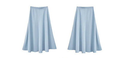 Women's Skirt 2026 Summer New Elegant Office Solid High Waist Mermaid Skirt Casual Loose Versatile Woman Clothes 12622093
