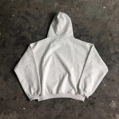 Fashion 1:1 KANYE WEST Streetwear Sweatshirt DONDA Printed Velvet Casual Loose Oversized Tops Hoodies Men