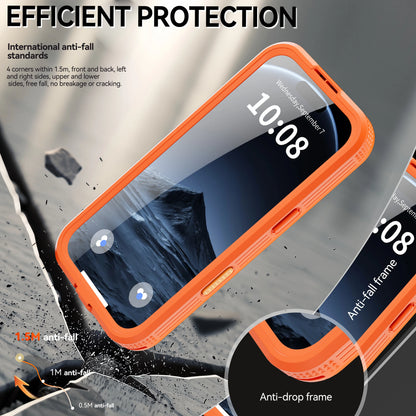 جراب هاتف مقاوم للماء بمعيار IP68 لهاتف ايفون 17 برو ماكس 16 17 اير، غطاء واقٍ كامل مصفح مقاوم للصدمات للغطس والسباحة في الأماكن الخارجية