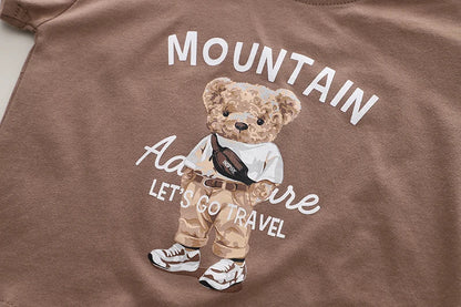 Summer Korean Version Baby Boy Clothing Sets Fashion Baby Girls Top+Shorts Clothes Suits Handsome