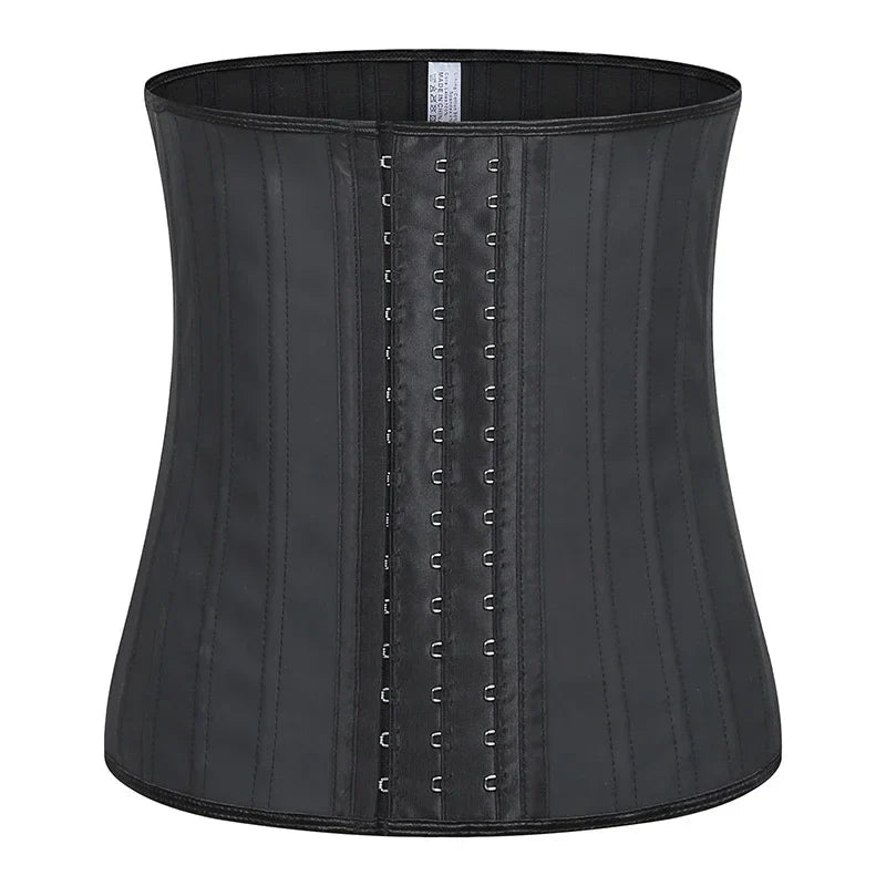 25 bones Corset Waist Trainer Latex Body Shapewear Women Tummy Shaper Belly Sheath Sllimming Belt Modeling Strap Weight Loss