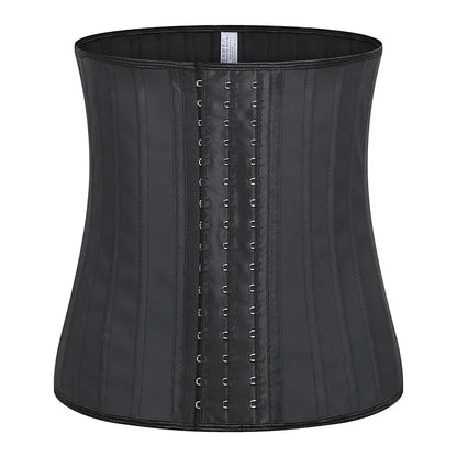 25 bones Corset Waist Trainer Latex Body Shapewear Women Tummy Shaper Belly Sheath Sllimming Belt Modeling Strap Weight Loss