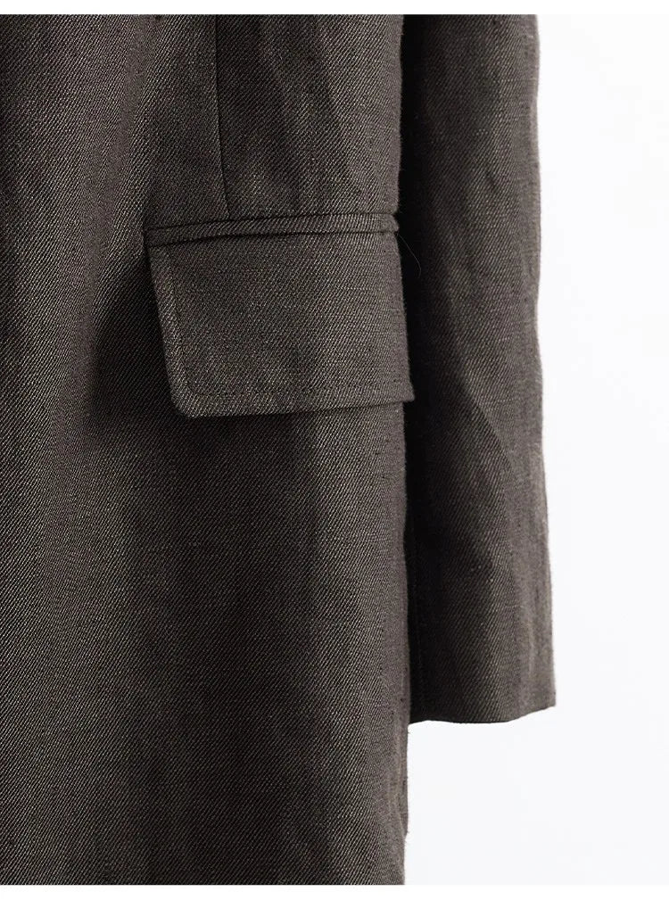 Simple and Understated~ One-Button Women's Blazer, Thin Spring/Summer Suit, New Casual Commuter Jacket, Loose Fit